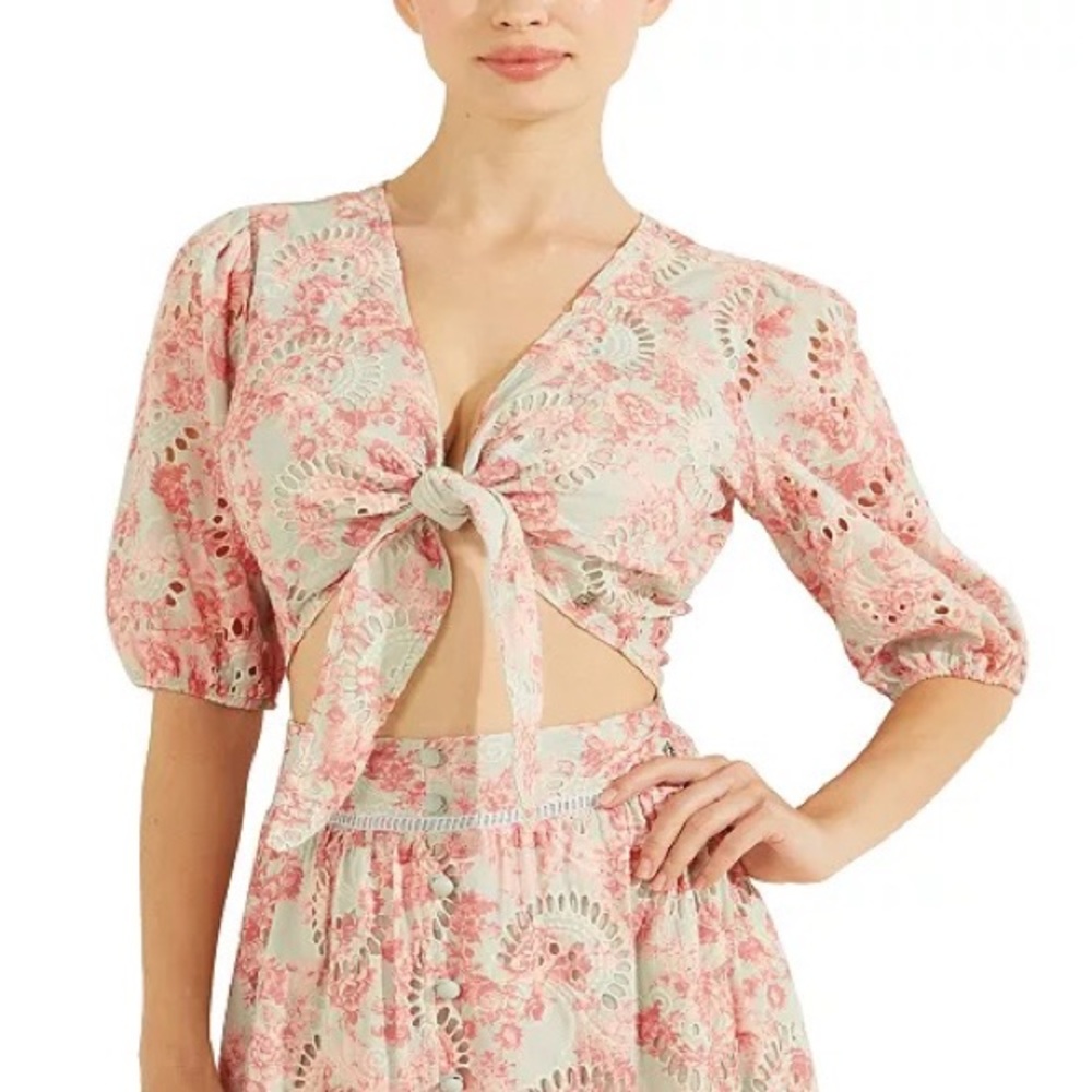 Tie-Front Crop Top